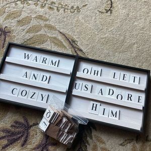 Set of 2 Make your own sign